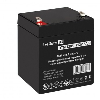 Аккумуляторная батарея EXEGATE DTM 1205 F2