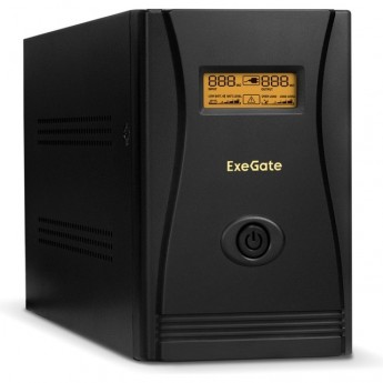 Источник бесперебойного питания EXEGATE SPECIALPRO SMART LLB-1000.LCD.AVR.4SH.RJ