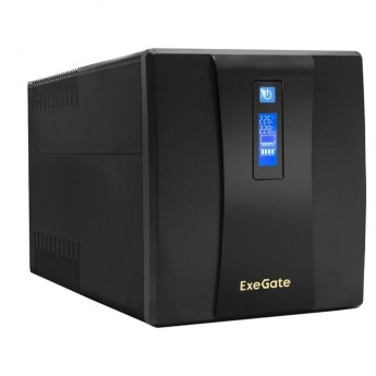 Источник бесперебойного питания EXEGATE SPECIALPRO SMART LLB-1600.LCD.AVR.4SH.USB