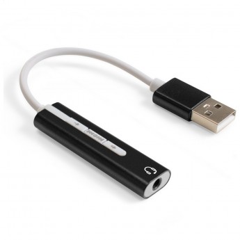 Кабель-адаптер для подключения телефонной гарнитуры к порту USB EXEGATE EX-AU-04B