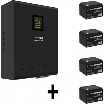 Комплект EXEGATE ИБП EX296003RUS + батарея 26Aч EX282970RUS 4шт