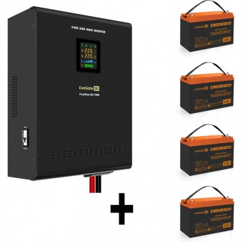 Комплект EXEGATE ИБП EX296005RUS + батарея 100Aч EX285656RUS 4шт