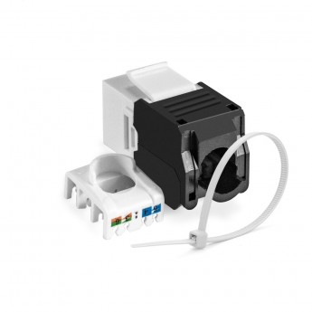 Модуль-вставка Keystone Jack RJ-45 EXEGATE KJ-8P8C-U-C6-180-TL