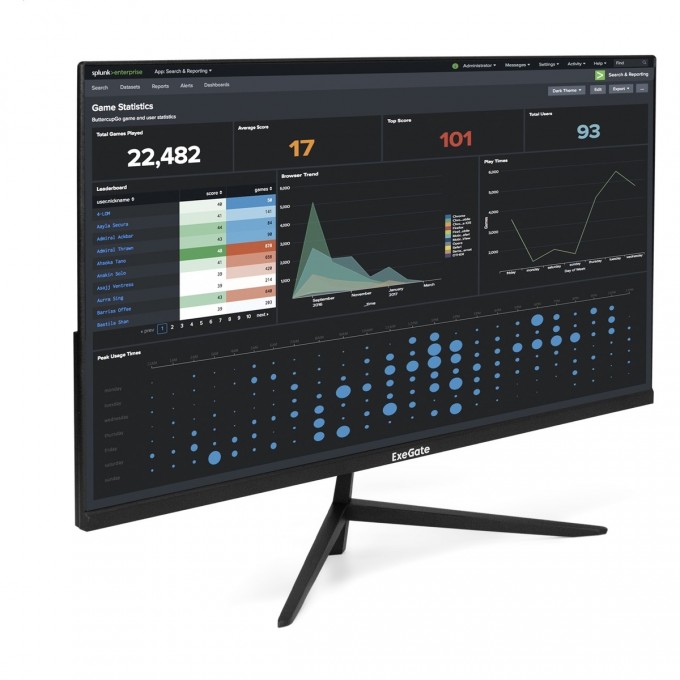 Монитор 27" EXEGATE PROSMART EZ2707TA EX297649RUS