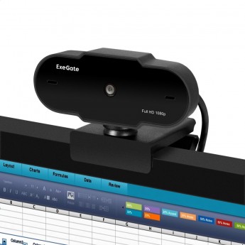 Веб-камера EXEGATE GOLDENEYE C300 Full HD Веб-камера EXEGATE GOLDENEYE C300 Full HD