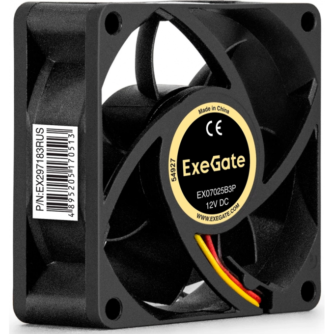 Вентилятор 12В DC EXEGATE EX07025B3P EX297183RUS