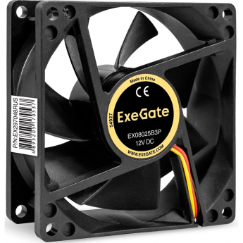 Вентилятор 12В DC EXEGATE EX08025B3P