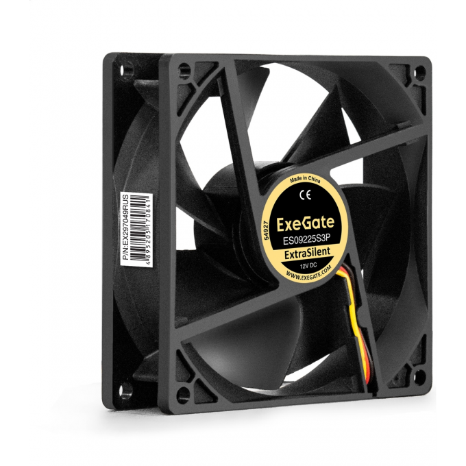 Вентилятор 12В DC EXEGATE EXTRASILENT ES09225S3P EX297049RUS