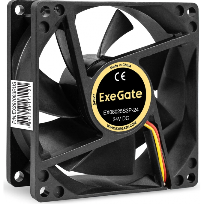 Вентилятор 24В DC EXEGATE EX08025S3P-24 EX297083RUS