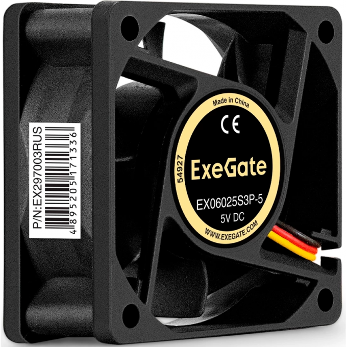 Вентилятор 5В DC EXEGATE EX06025S3P-5 EX297003RUS