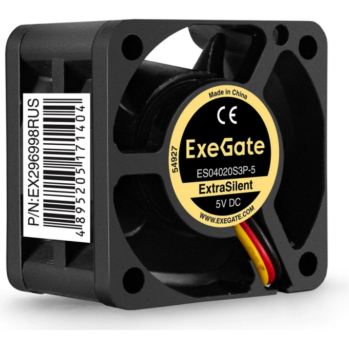 Вентилятор 5В DC EXEGATE EXTRASILENT ES04020S3P-5 EX296998RUS